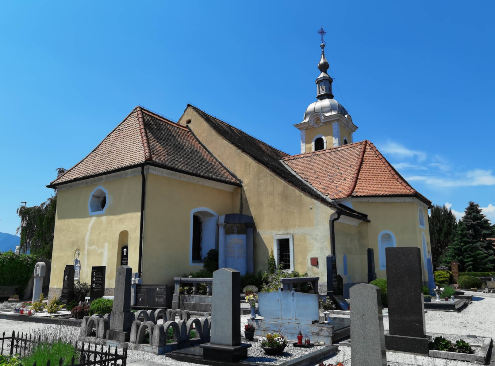 Žalec - Cerkev sv. Kancijana - Szent Kilián-templom a temetőben