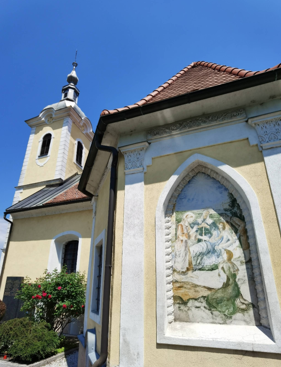 Žalec - Cerkev sv. Kancijana - Szent Kilián-templom a temetőben