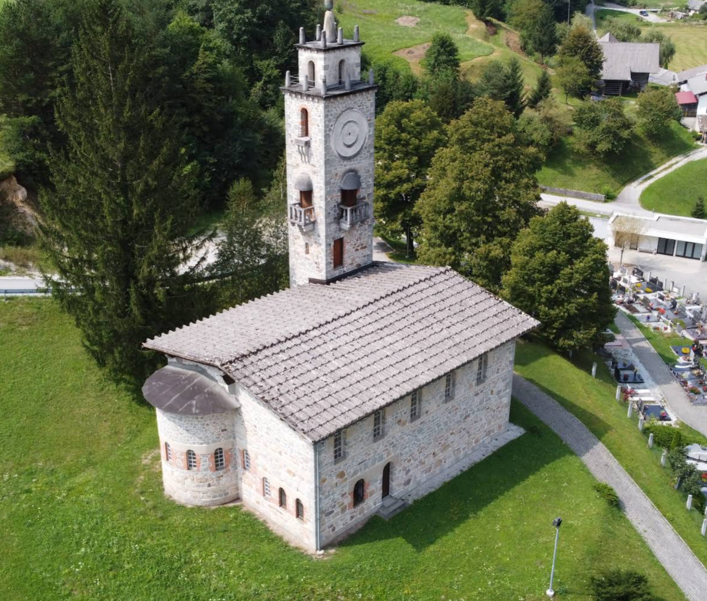 Zgornja Rečica - Cerkev blaženega Antona Martina Slomška - Boldog Anton Martin Slomšek-templom