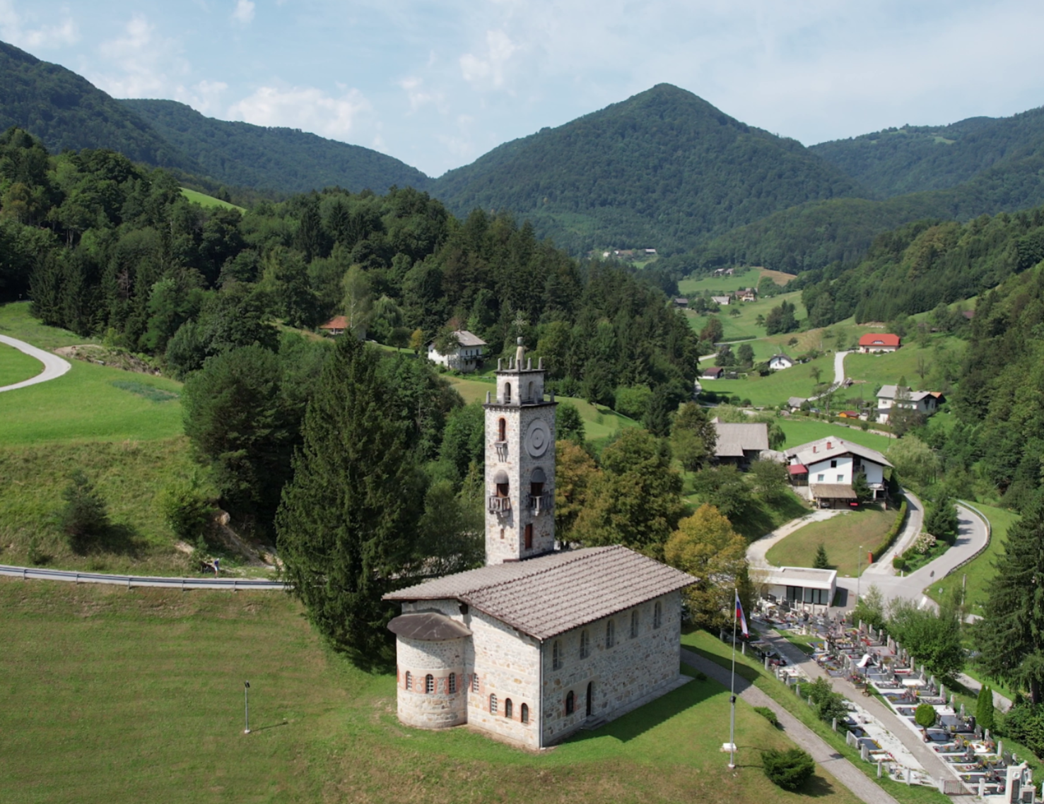 Zgornja Rečica - Cerkev blaženega Antona Martina Slomška - Boldog Anton Martin Slomšek-templom