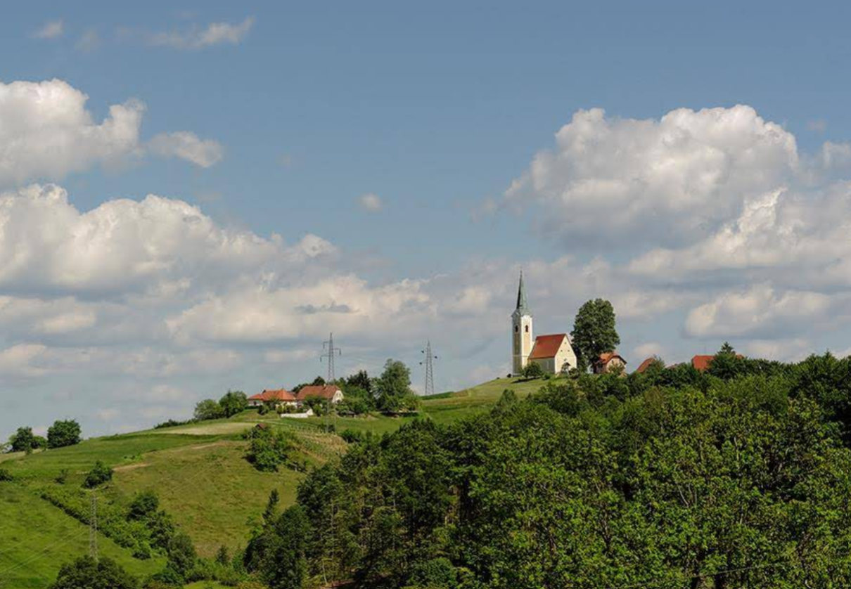 Zlateče pri Šentjurju - Cerkev sv. Rozalije - Szent Rozália-templom