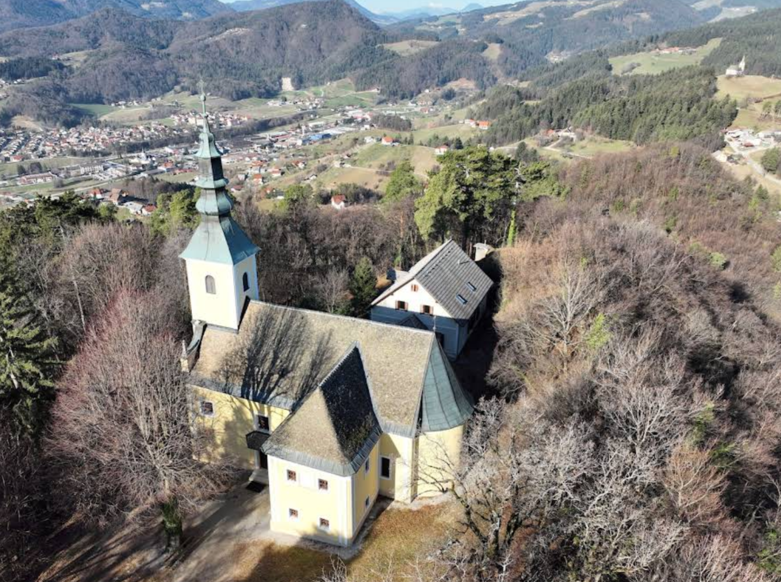 Zreče - Cerkev Matere božje na Brinjevi gori - Brinjeva Gora-i Boldogasszony-templom (625 m)