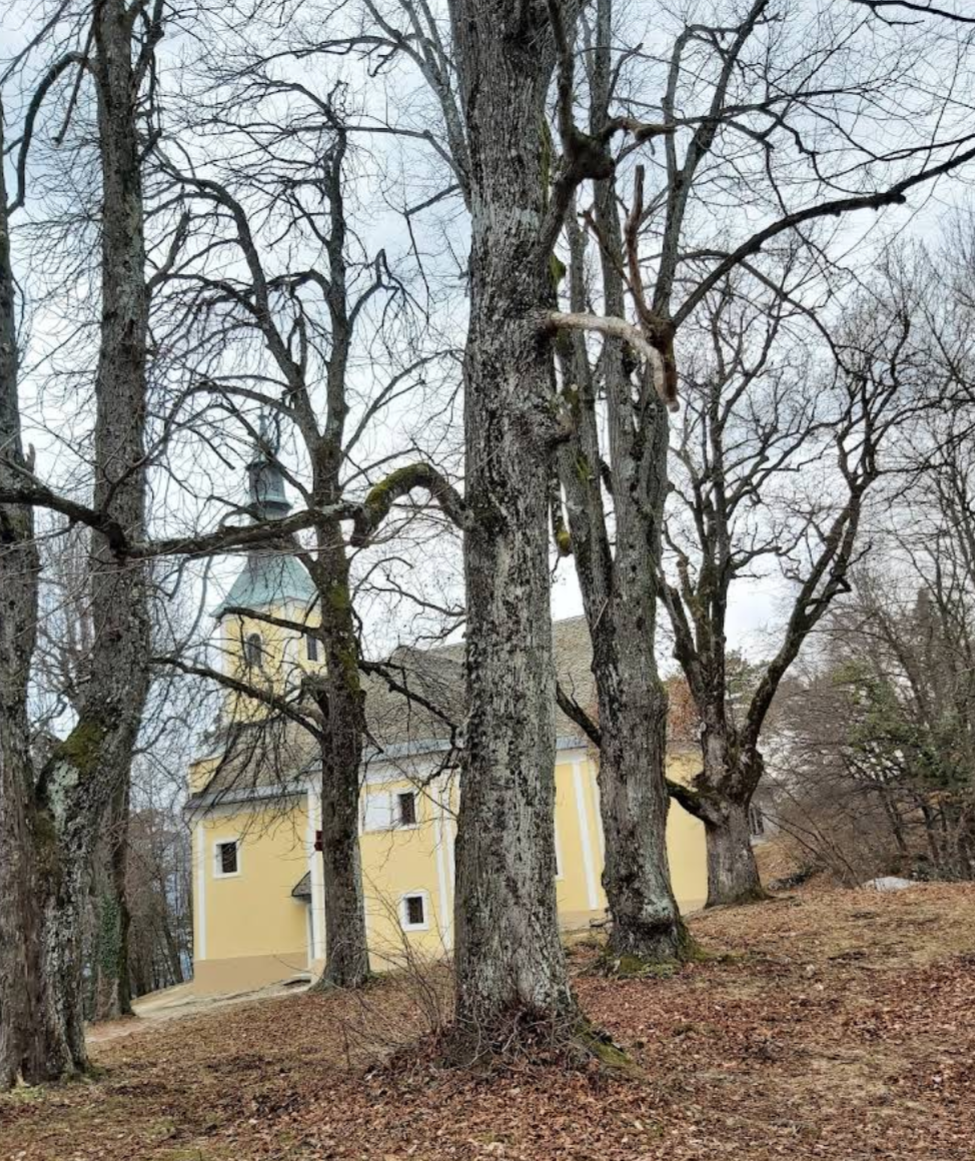 Zreče - Cerkev Matere božje na Brinjevi gori - Brinjeva Gora-i Boldogasszony-templom (625 m)