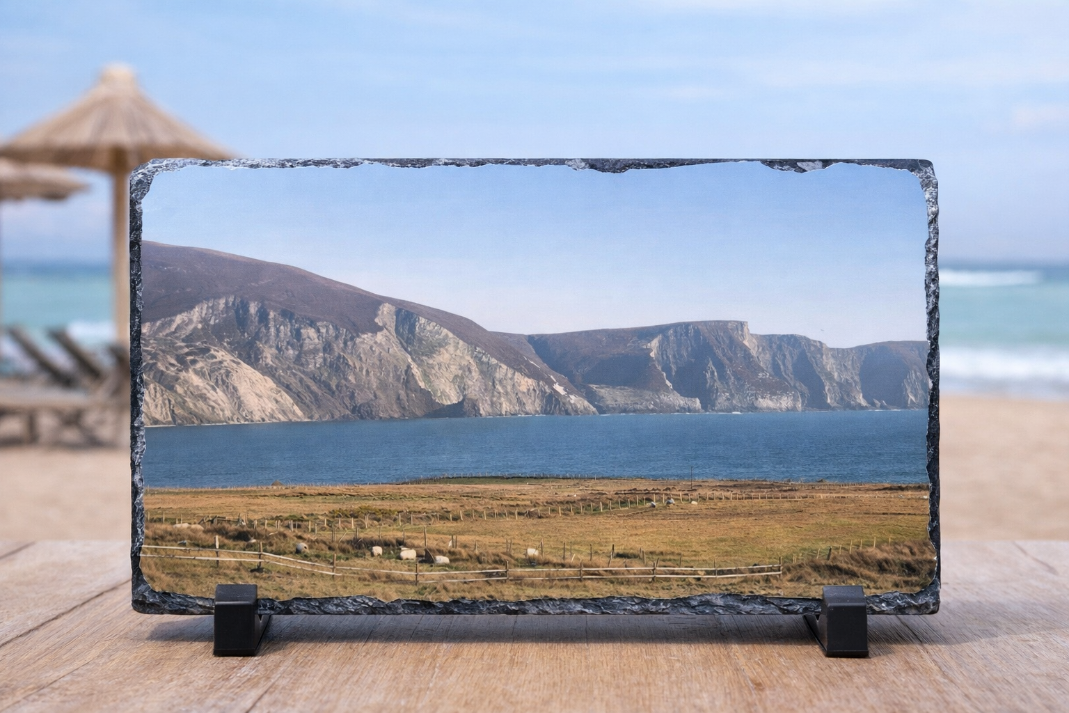 Cathedral Rocks Irish coastal slate gift made in Ireland
