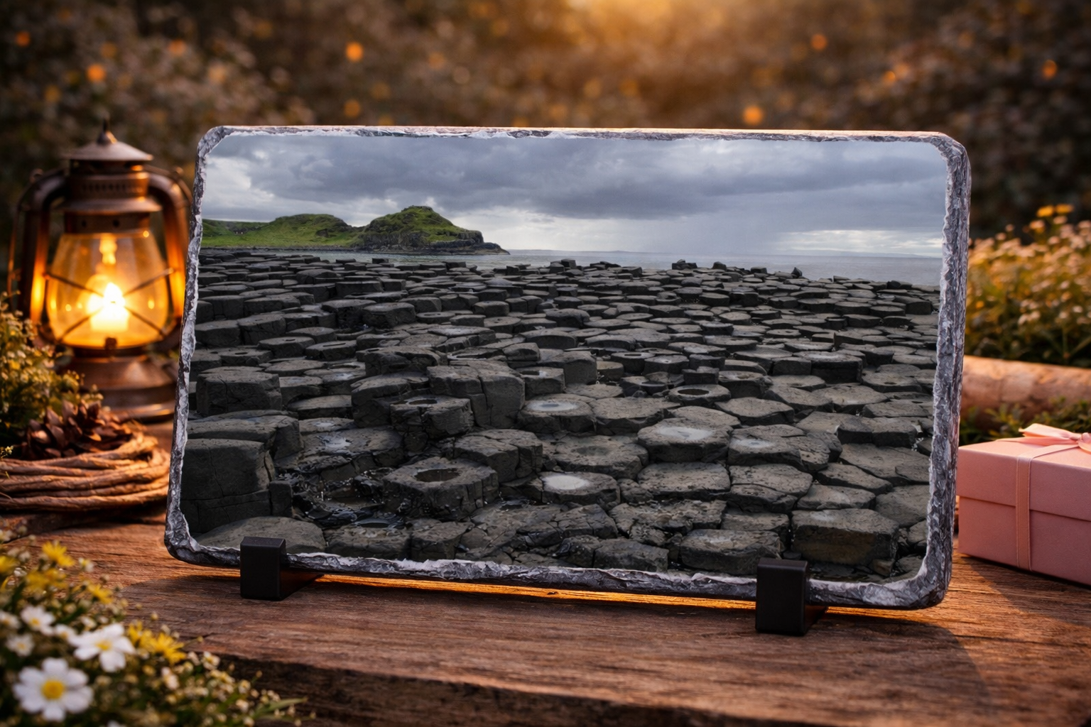 Giant Causeway natural slate gift made in Ireland