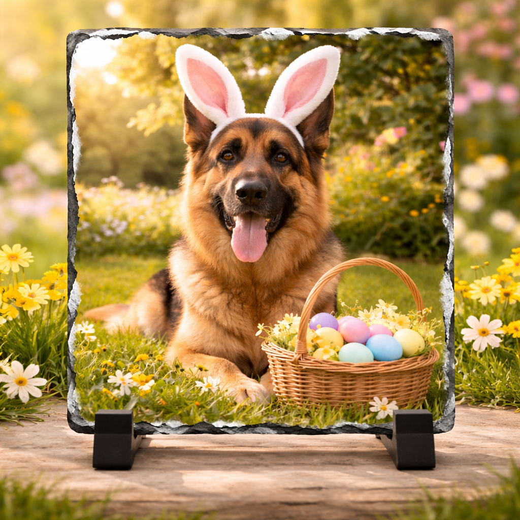 German Shepherd pet photo slate gift Ireland