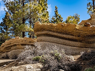 Roca erosionada – Mirador Paisaje Lunar Runde von Vilaflor de Chasna
