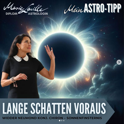 Instagram Beitrag von Marie Laville mit astrologischem Wissen