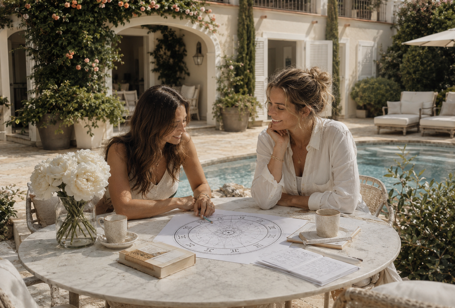 Me and my Bestie Astrologie Erlebnis Retreat an der Côte d’Azur