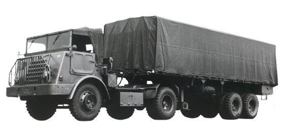 DAF T1500 civiele trekker voor oplegger 1955