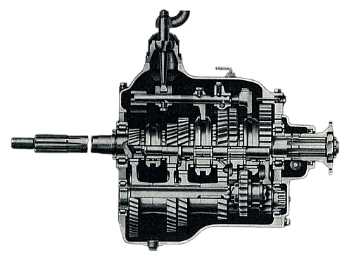 Doorsnedetekening versnellingsbak ZF AK 5-33