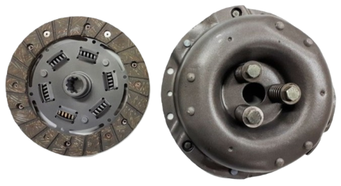 Onderdelen van een centrifugaalkoppeling van een DAF 66 motor