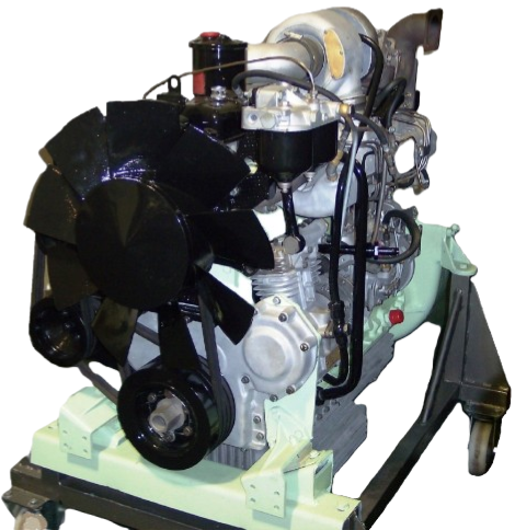 DAF DS 575 motor op bok