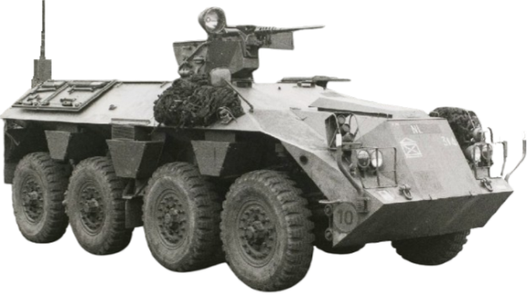 DAF YP 408 pantserwielvoertuig infanterie
