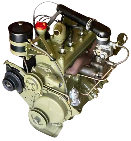 Willys Go Devil motor uit Willys MB jeep
