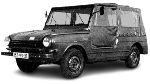 DAF 66 YA militaire personenauto