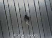 Beschadiging binnenzijde schietbuis van kanon