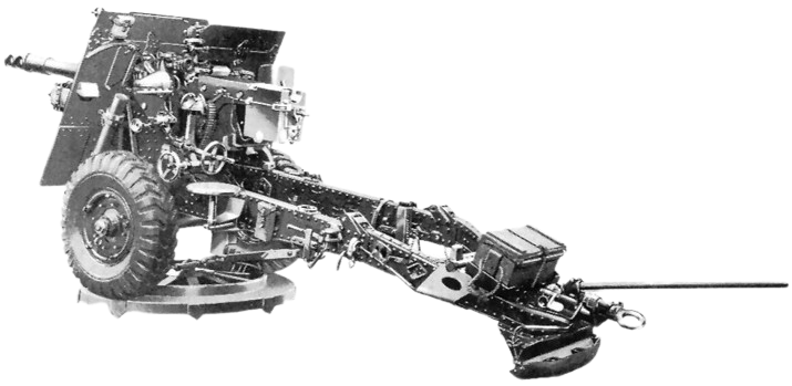 Kanon 25 ponder Mk 2/1 op affuit Mk 3