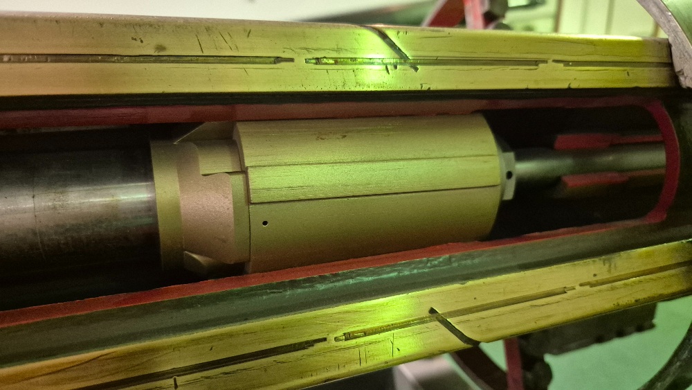 Schuifdraaiklep van rem en vooruitbrenginrichting 25 ponder kanon