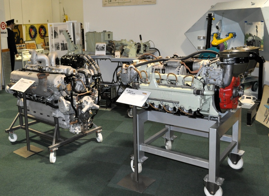 Motoren van AMX en Centuriontanks
