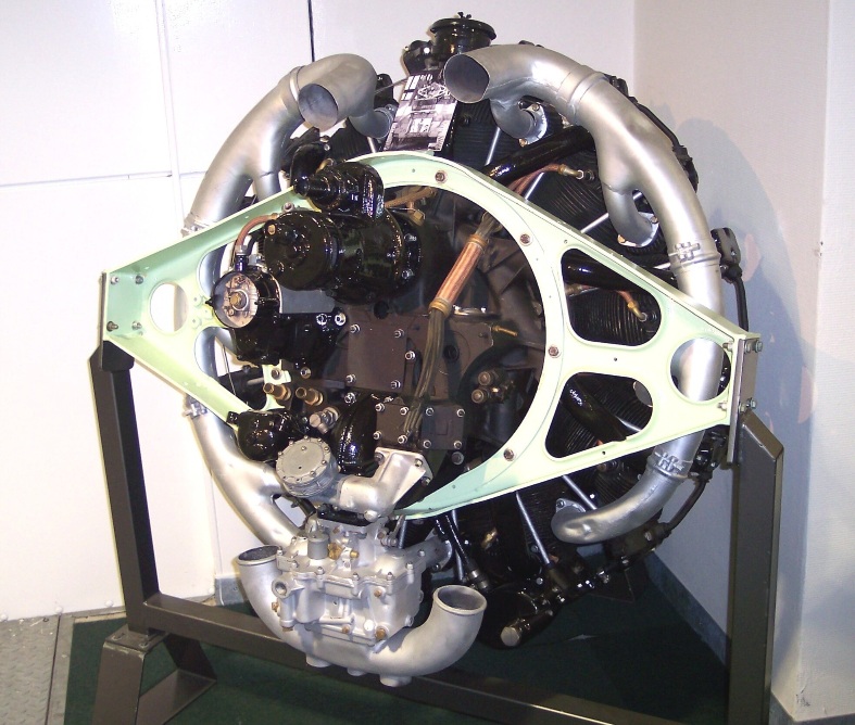 Motor Sherman tank 9 cilinder radiaal