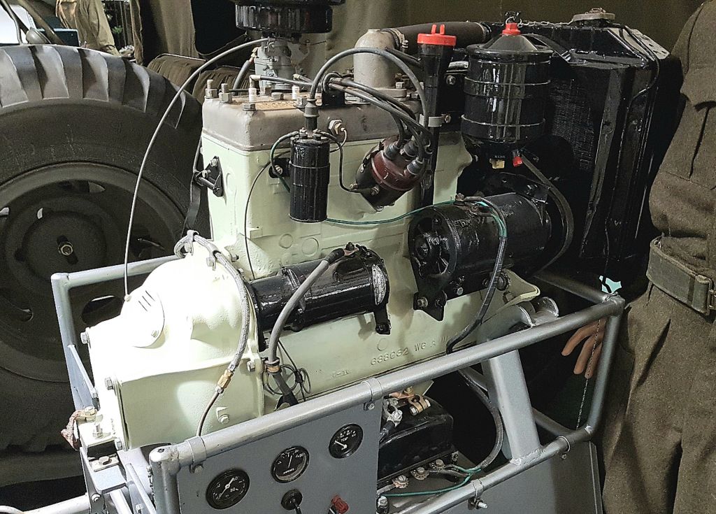 Motor Willys MB en Ford GPW jeeps