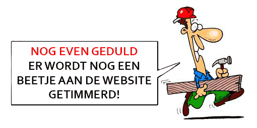 Tekstbordje werk in uivoering