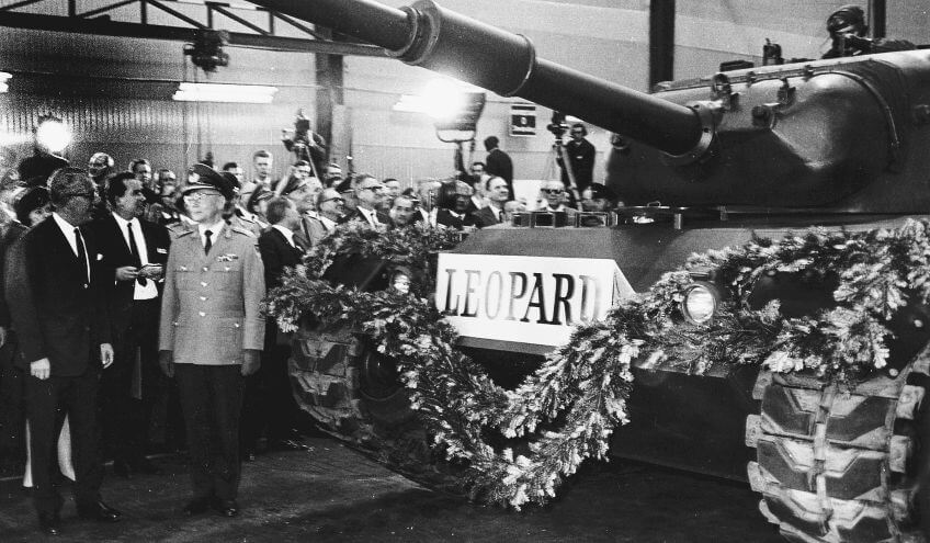 Eerste Leopard tank voor de Bundeswehr