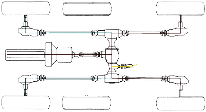 DAF YA 126 H aandrijving