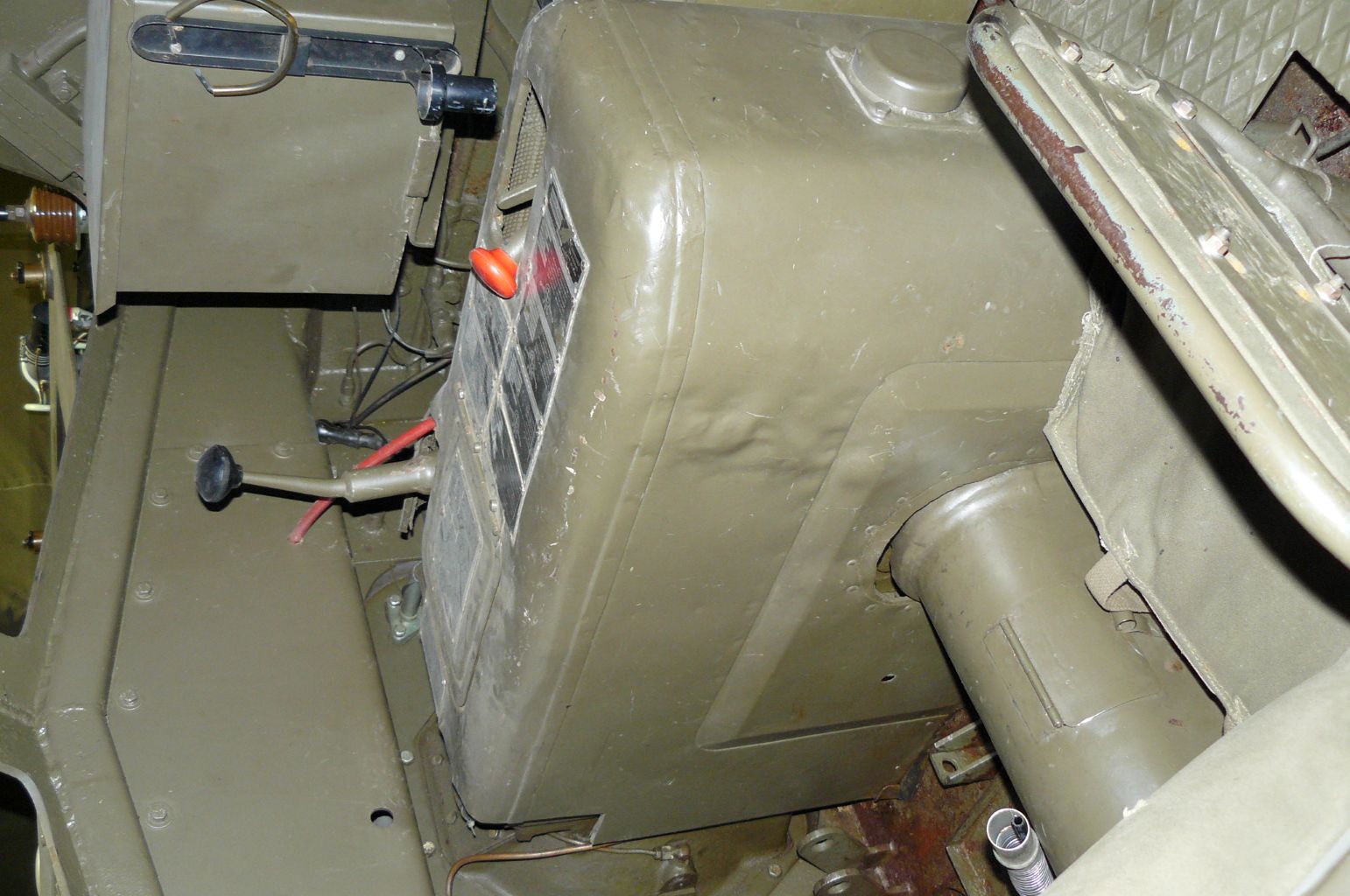 DAF YP 104 Zitplaats achterste stuur
