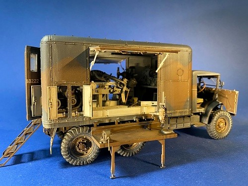 GM C60X werkplaatsauto in bedrijf