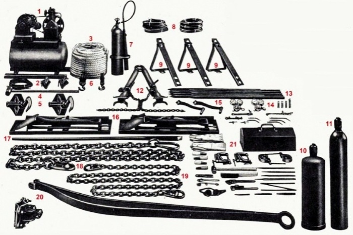 Toebehoren van takelauto Diamond T 969A