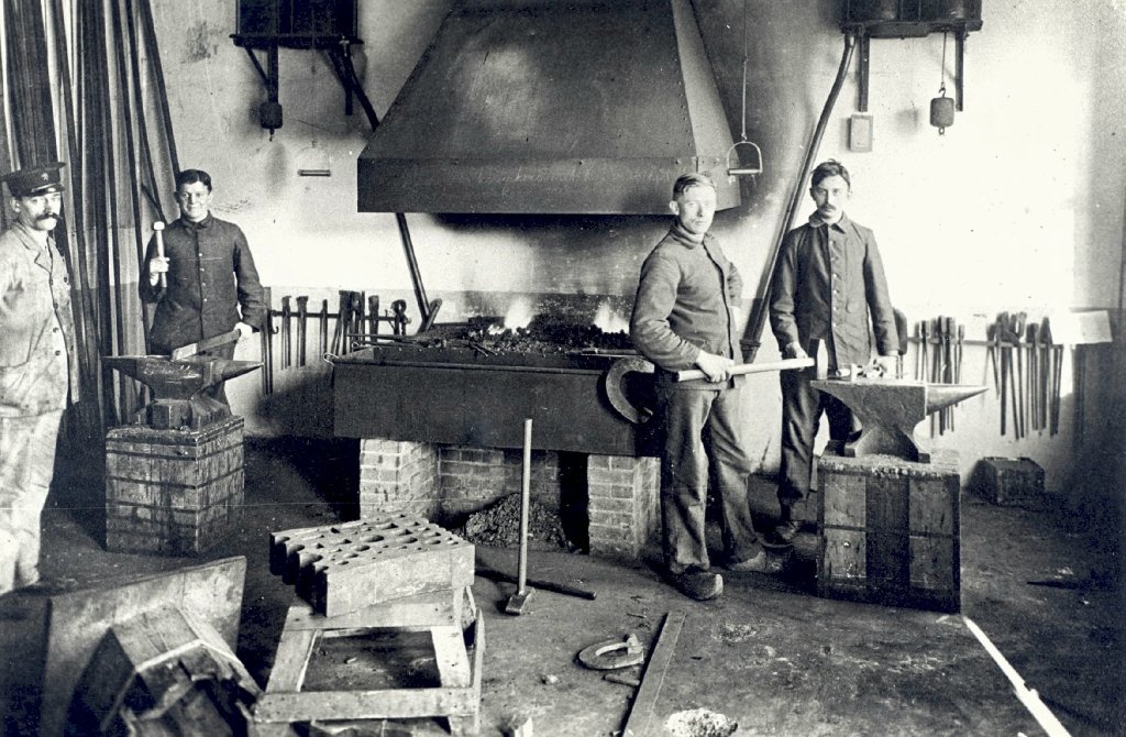 Smidse op de Vliegbasis Soesterberg tussen 1918 en 1925