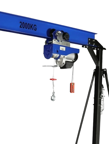 Elektrische takel aan portaalkraan