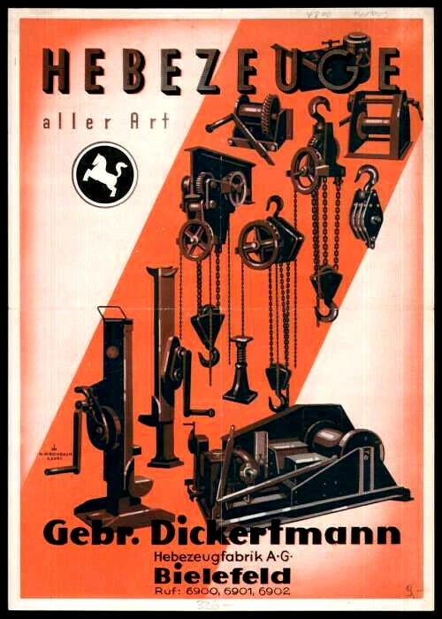 Poster van GEDI uit 1960er jaren
