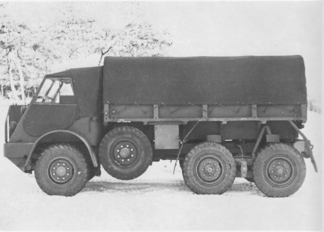 DAF YA 318 artillerietrekker profiel