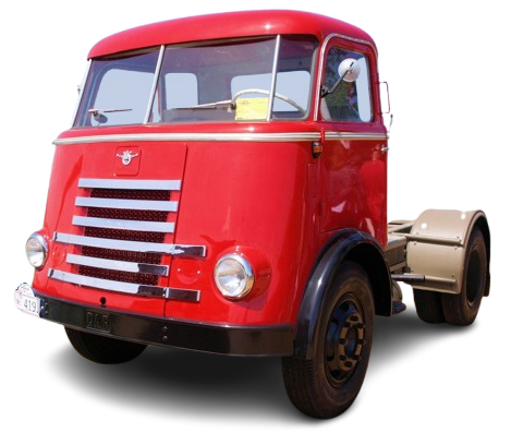 DAF T1500 civiele trekker voor oplegger 1955