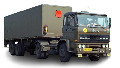 DAF T1500 civiele trekker voor oplegger 1955