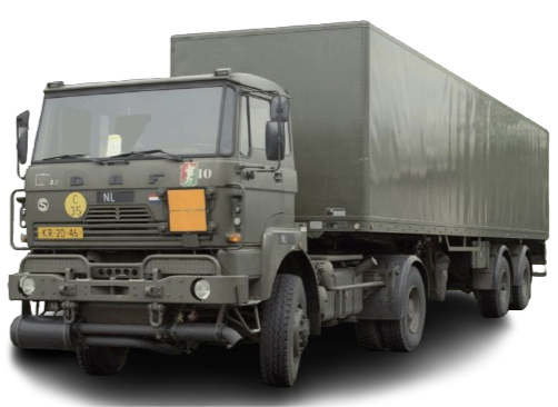 DAF T1500 civiele trekker voor oplegger 1955