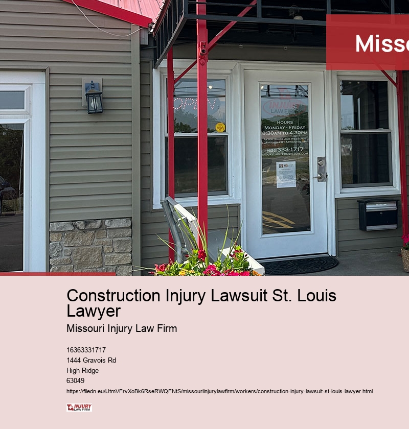 Construction Injury Lawsuit St. Louis Lawyer