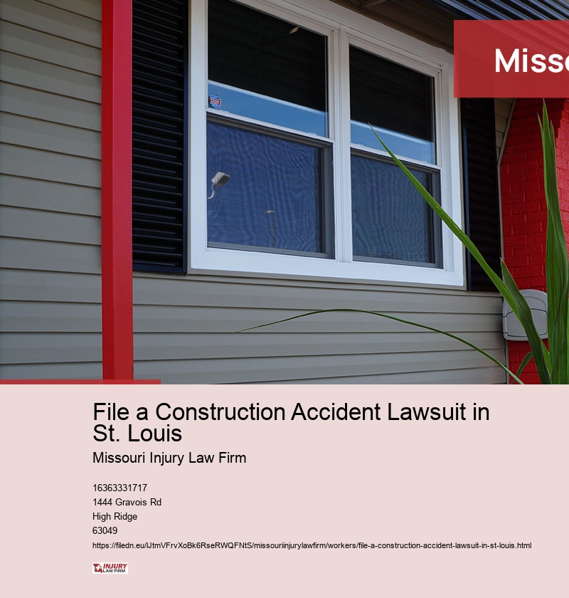 File a Construction Accident Lawsuit in St. Louis