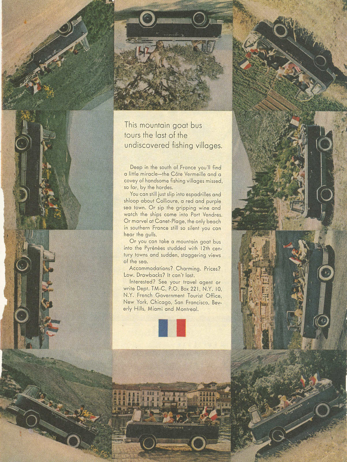 'Mountain' French Tourism, Mary Wells, DDB NY-01