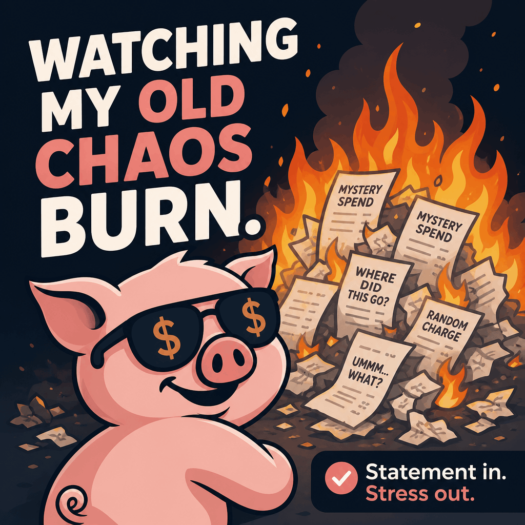 WATCHING MY OLD CHAOS BURN.