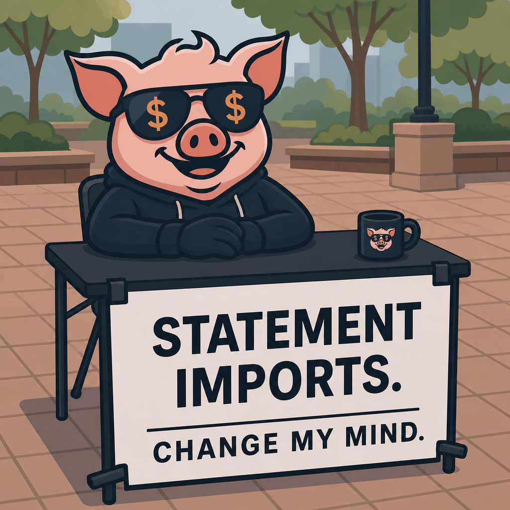 STATEMENT IMPORTS.