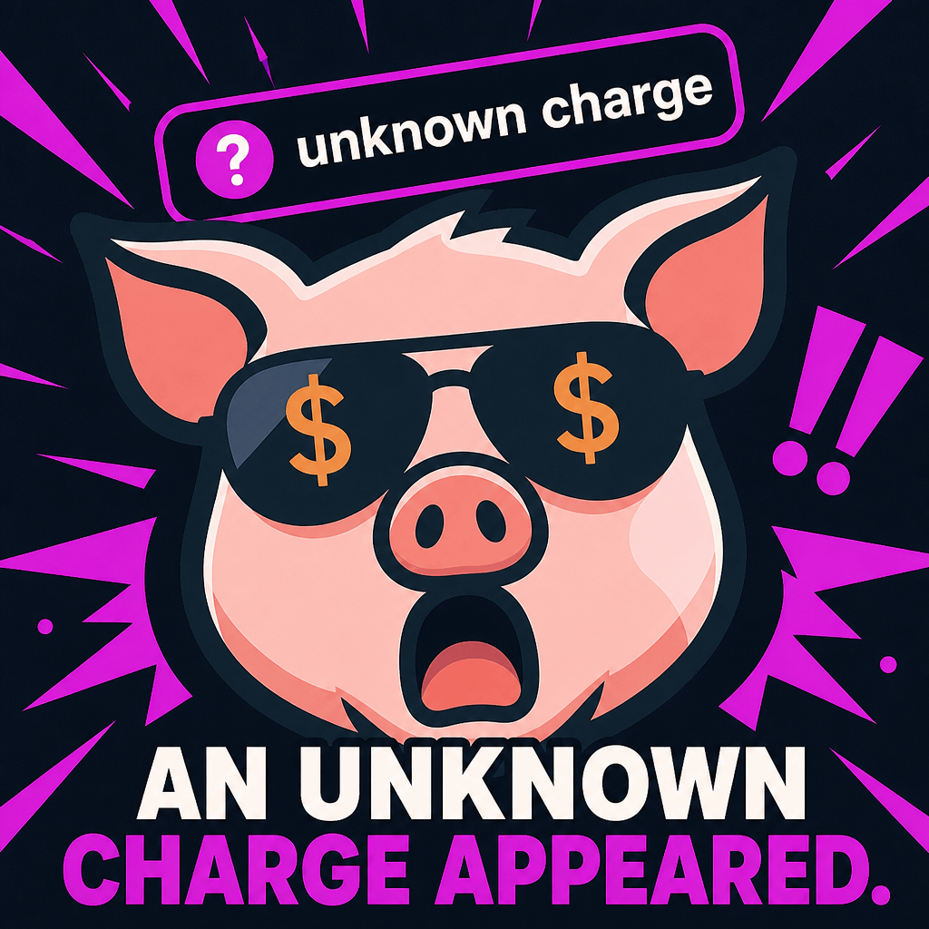 AN UNKNOWN CHARGE APPEARED.
