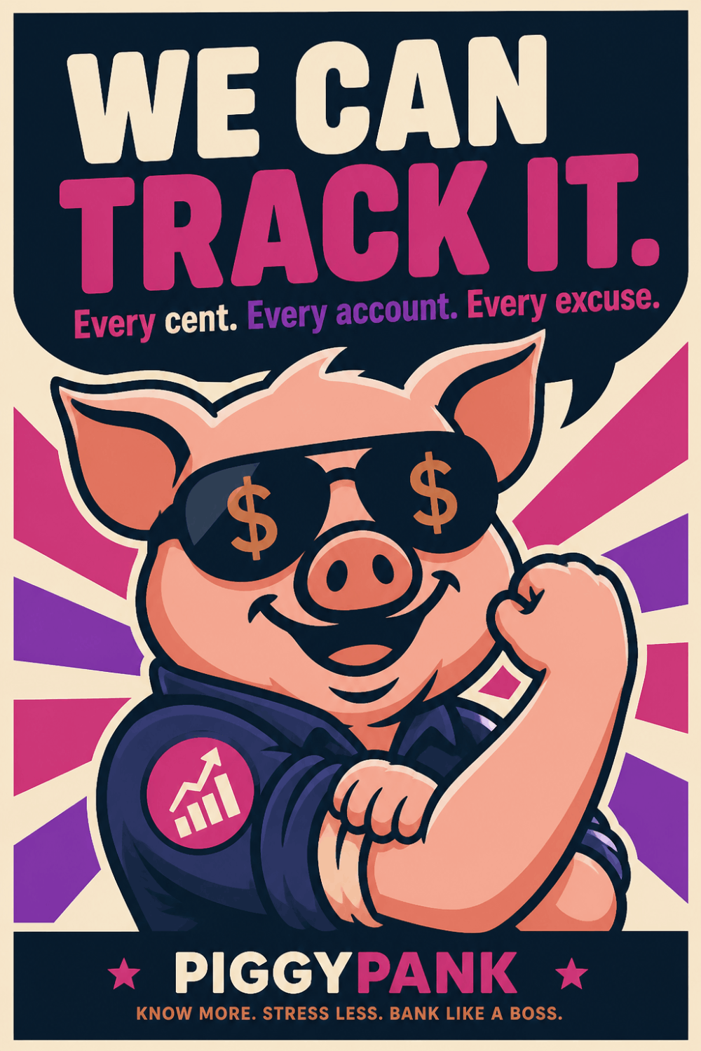 Money talks. PiggyPank takes notes.