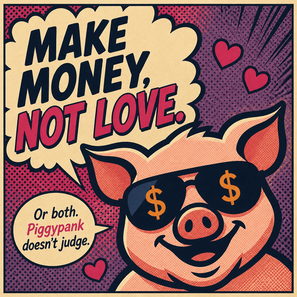 MAKE MONEY, NOT LOVE.