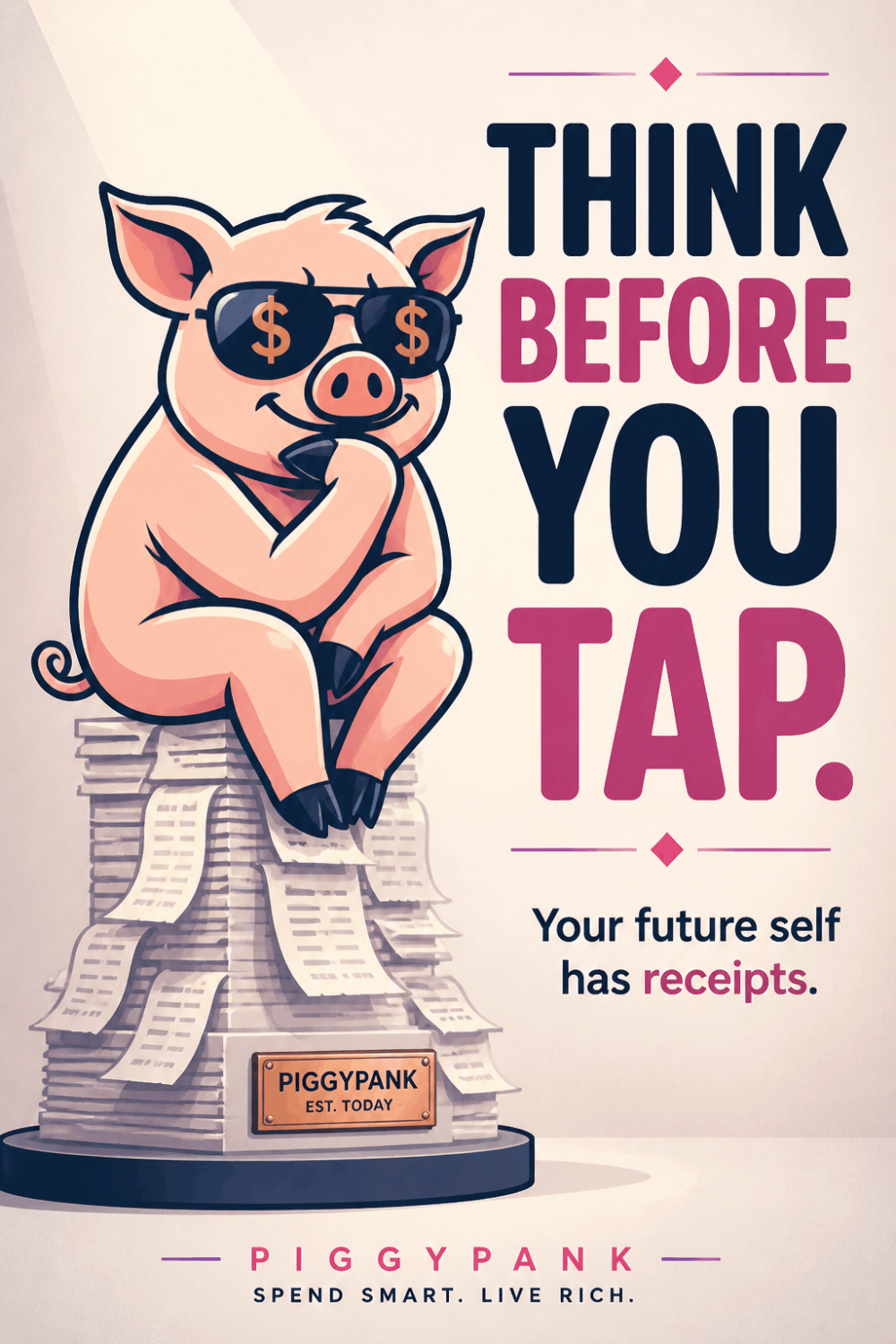 THINK BEFORE YOU TAP.