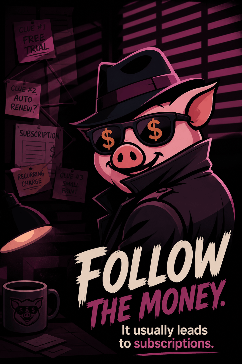 FOLLOW THE MONEY.