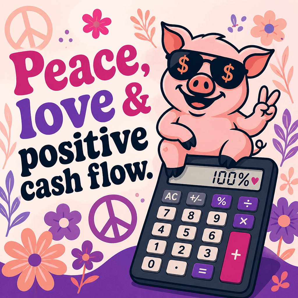 Peace, love & positive cash flow.